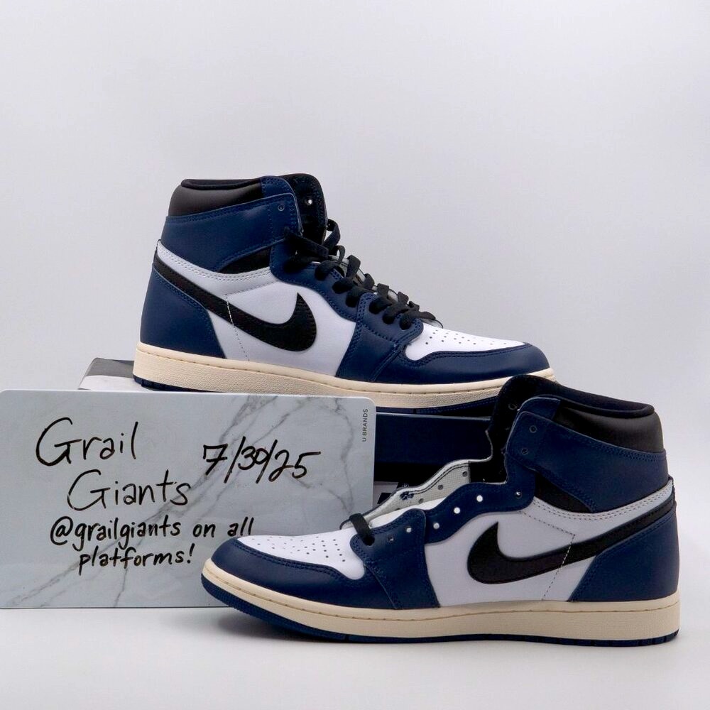 JORDAN 1 Retro High OG “Midnight Navy” Sz 11M (DS, With Box) **NEW IN OG BOX** - Picture 9 of 9